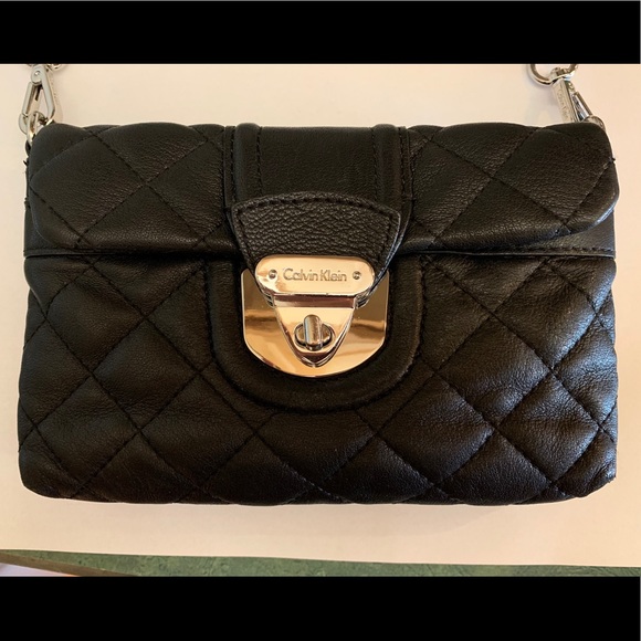 calvin klein quilted crossbody bag